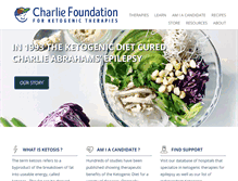 Tablet Screenshot of charliefoundation.org